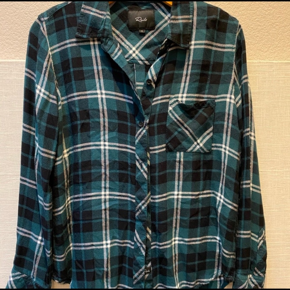 Rails Bundle | 5 Plaid Button Up Shirts S + Xs - image 2